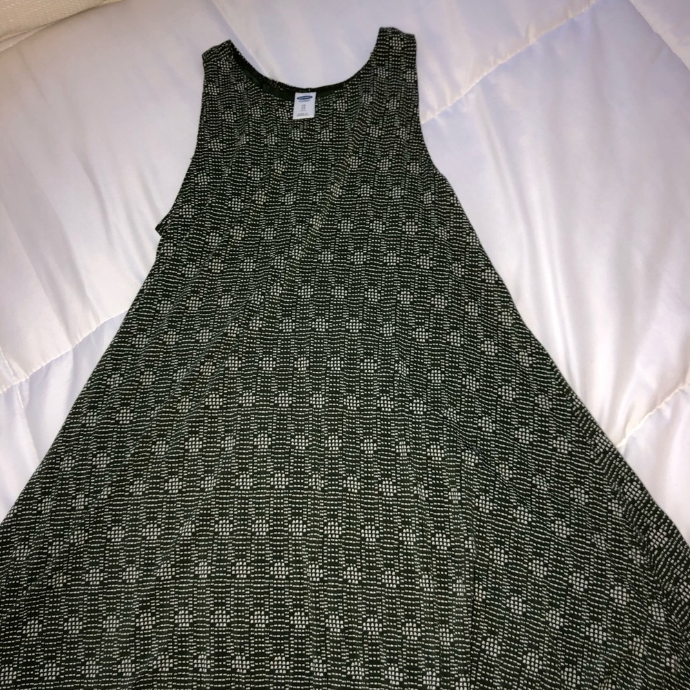 old navy green dress
